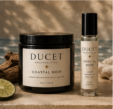Coastal Noir — Signature Whipped Body Butter and Luxury Fragrance Roll-On